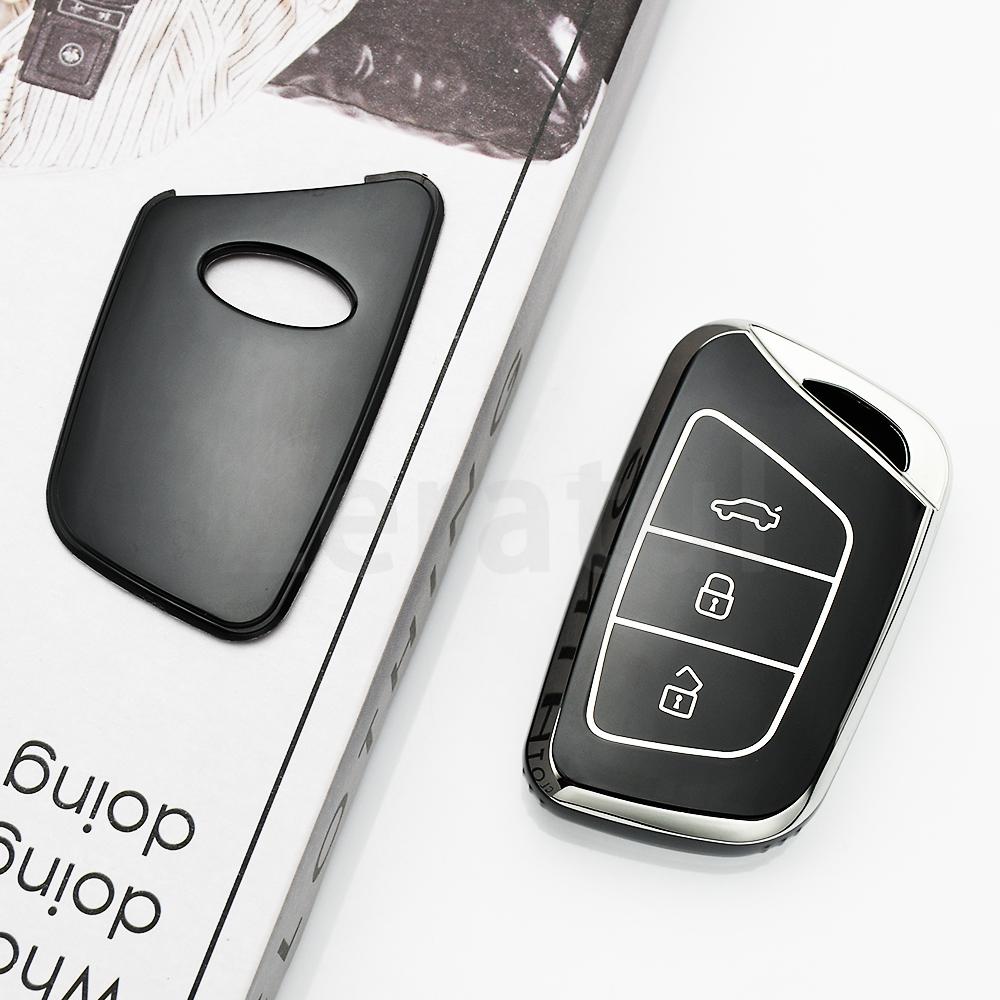 Auto Keyless Shell Protector For Jac Hunter Pickup Ievs4 Iev7S Refine S4 S7 A5 Tpu Car Remote Key Case Cover Bag Accessories