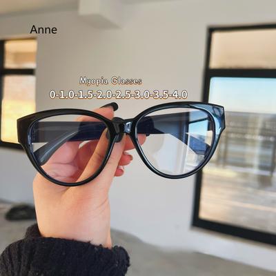 Intelligent Outdoor Minus Sunglasses Diopter Fashion Heart Cat Eye Frame Short-Sight Prescription Myopia Eyeywear