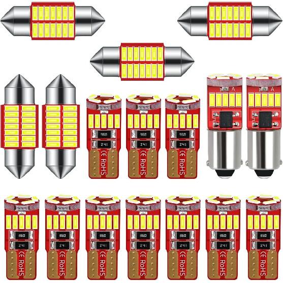 Interior LED Light 17-pc Kit Compatible with GX470 2003-2009 Model