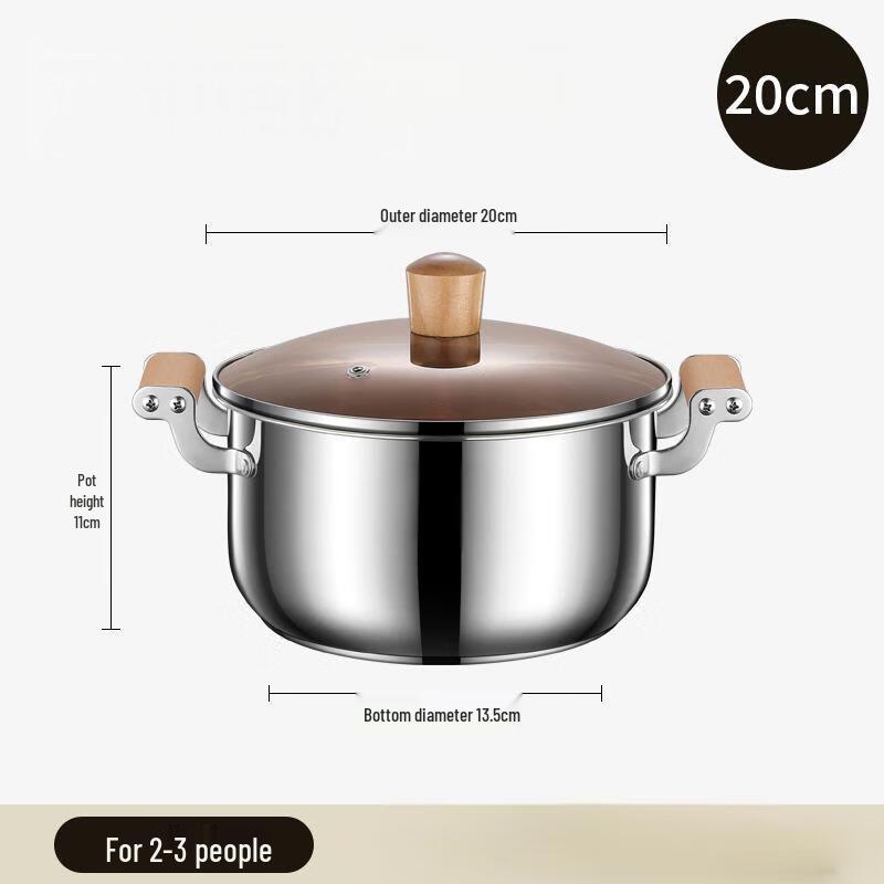 ZISIZ Stainless Steel Versatile Soup Pot Steamer