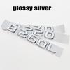 3D ABS Car Letter Logo Sticker Tail Badge Rear Trunk Emblem For Mercedes-Benz B170 B180 B200 B200d B220 B250 B250e A260 QL1