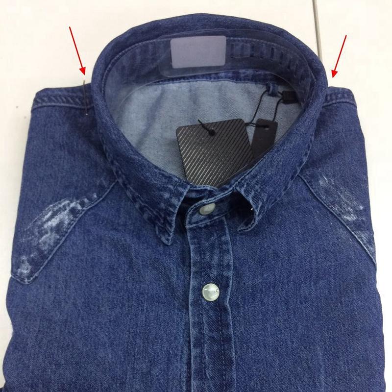 50 Stück ca. 33 mm lange Eisenklammern für Kleidungsstück Hemdkragen Verpackung DIY Nähzubehör