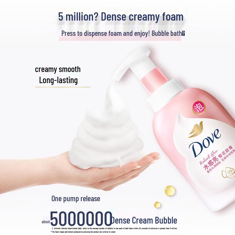 Dove Hydrating Cherry Blossom Shower Foam