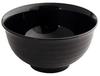 Made in Japan [Microwave and Dishwasher Safe] Multi-Purpose Bowls, Earthenware-Like Texture, Black, Lightweight and Shatter-Resistant, Perfect for