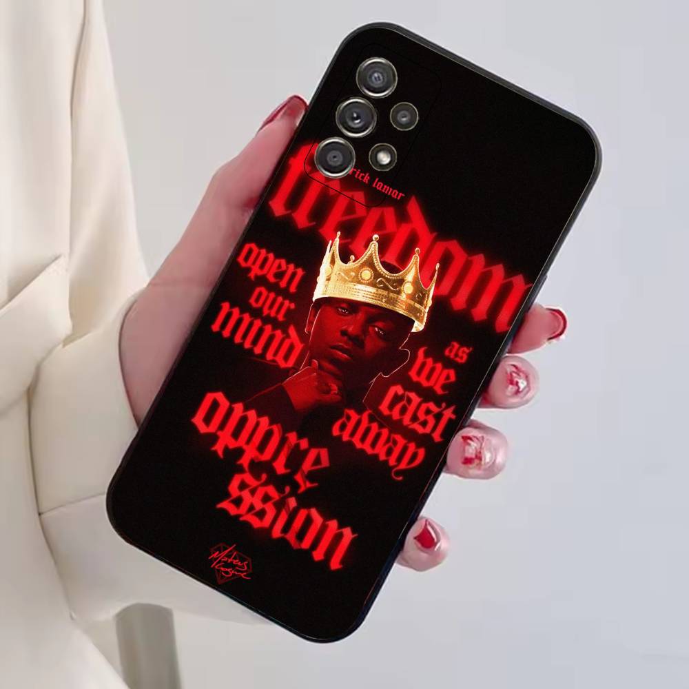 K-Kendrick Lamar Rapper Phone Case Black Silicone Soft For Samsung S25,S24,S21,S22,S23,S30,Ultra,S20,Plus,Fe,Lite