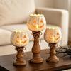 Specially Designed for Halloween Pumpkin Candle Holder Lamp Resin Ornaments Crafts Shape Decoration Candle Aromatherapy Atmosphere