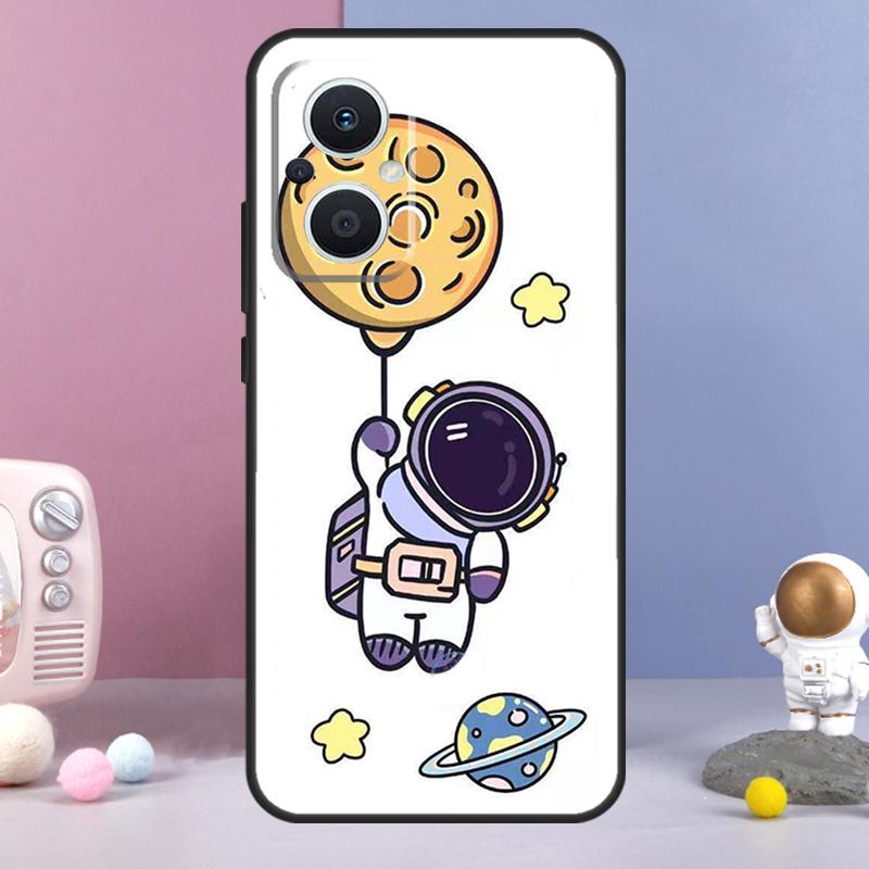 Astronaut Spaceship Funda For OPPO Reno 8 Lite 11F 12F 13F 14F 10 11 12 13 14 Pro OPPO Find X9 X5 X6 X8 Pro Case