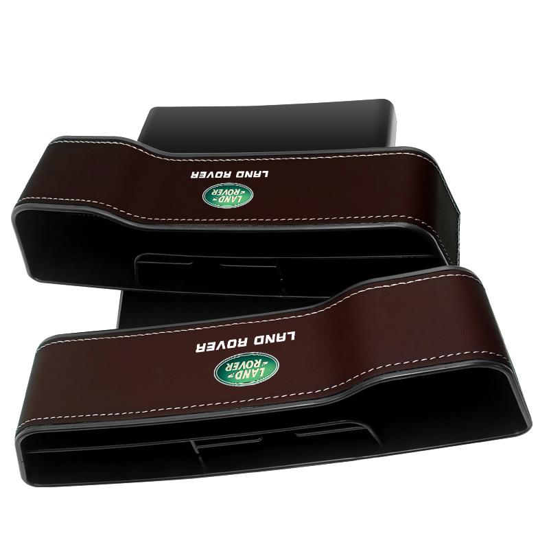 2 Stück Autositz Organizer Ritzen Aufbewahrungsbox Spalt Schlitz Autozubehör für Land Rover Discovery Range Rover Evpque Defender Auto Brillenhalter Rover L322 L405