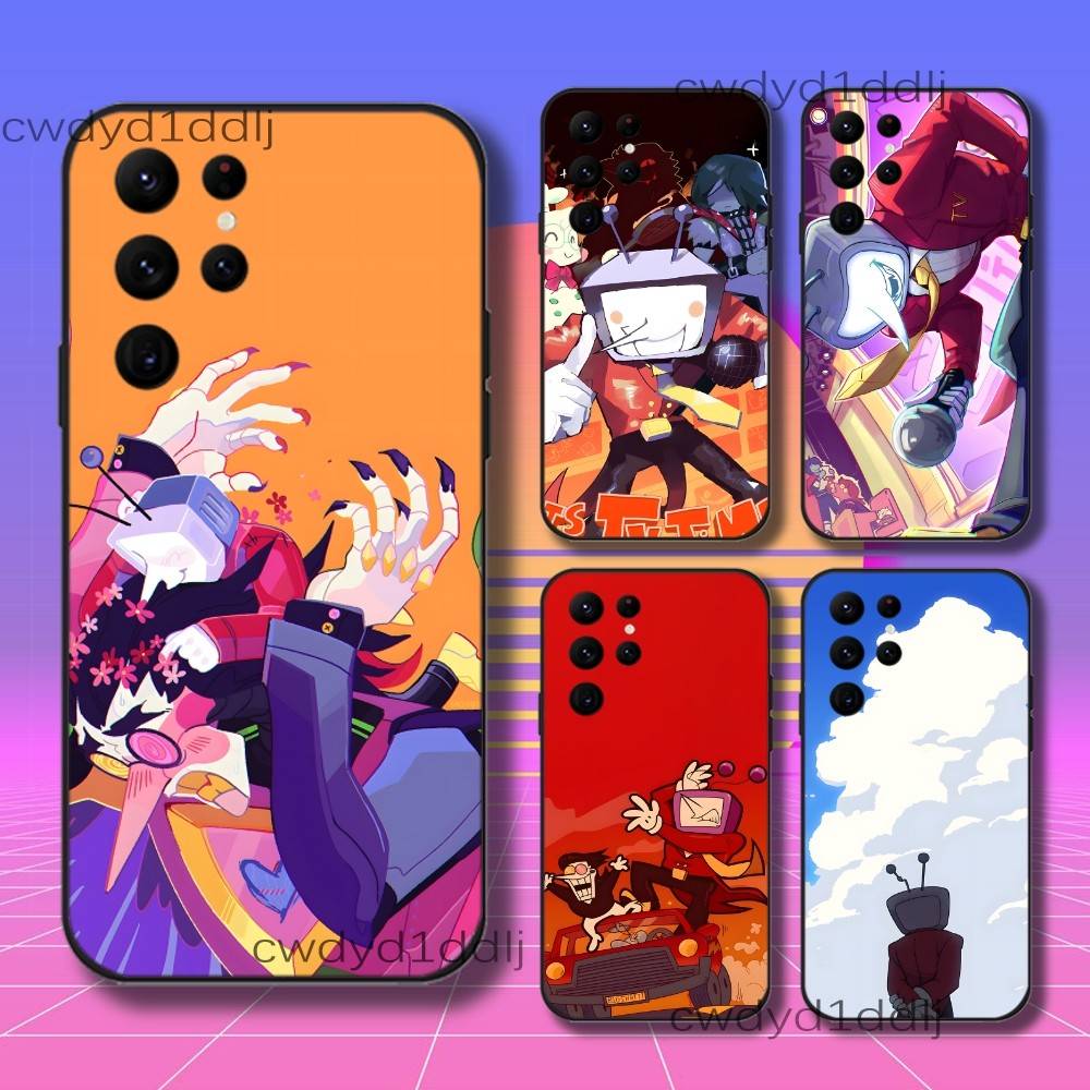 Tenna Spamton D-Deltarune Game Phone Case For Samsung S10,S21,FE,S21 ,S26,S25,S24,S23,Ultra,S9,S22,Plus Black Shockproof TPU
