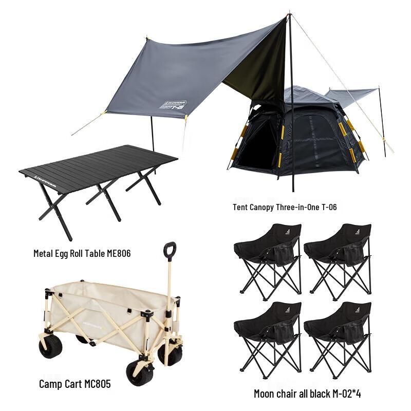 

Cuoshan 4-Person Automatic Blackout Camping Tent with Tarp