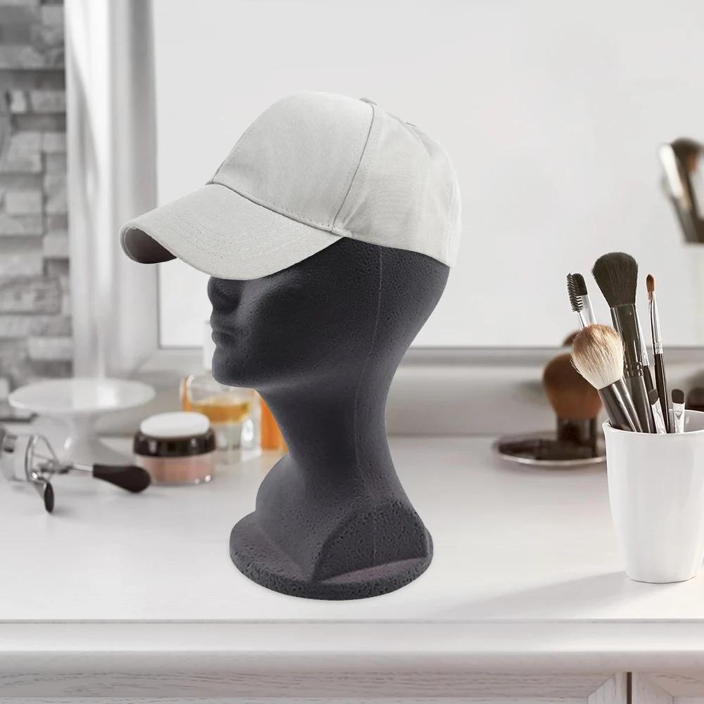Practical Mannequin Head Model Dummy Head Female Model Hat Wig Glasses Scarf Convenient Props Display Stand for Salon Shop Parts