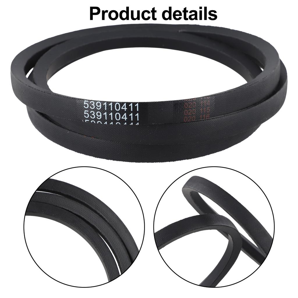 Drive Belt for Zero Turn Mowers Designed for Z246 Z254 CZ4217 RZ4619 Replaces 539110411 Boosts Mowing Performance