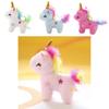 Adorable Rainbow Unicorn Plush Keychain Wholesale Pony Doll Pendant For Girls' Backpacks