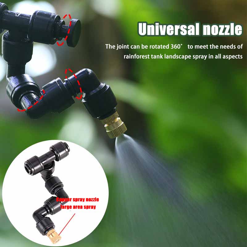 Intelligent Reptile Spray Humidifier Control Automatic Mist Rainforest Timing Spray System Kit Rainforest Irrigation Timer