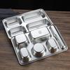 ZLIII 316 Stainless Steel Divided Lunch Tray