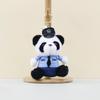 Panda Stuffed Lovely Animal With Short Fur Ideal For Bag Accessories And Fun Playtime