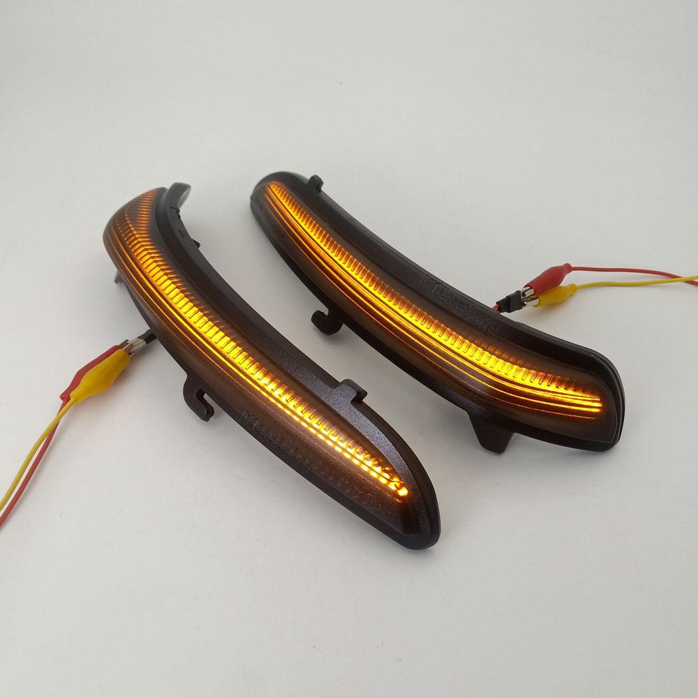 2 Pieces For Peugeot 208 2008 2012-2020 Citroen C3 Dynamic Turn Signal Light LED Side Mirror Indicator Blinker Lamp Car StylingTurn Signal 2