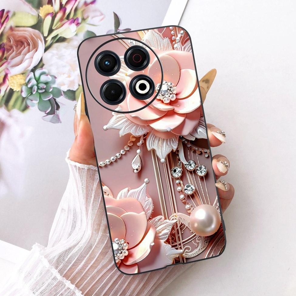 Phone Case For Tecno Spark 30 Pro 4G Cover KL7 Luxury Fashion Cute Cat Funny Painted Bumper For Tecno Spark 30 Pro 4G Casing