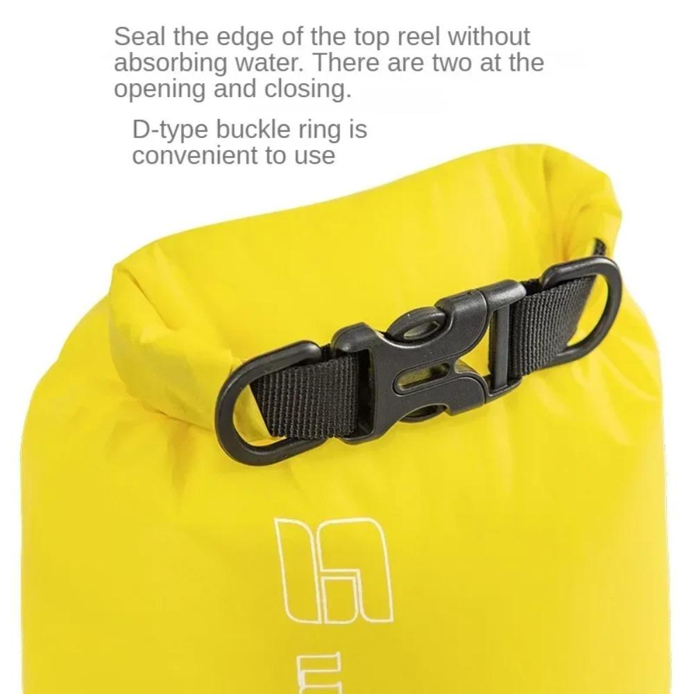 Solid Color Waterproof Bucket Bag Ultralight Waterproof Camping Bucket