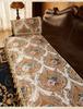 European Classical Leather Sofa Luxury Sofa Cushion Four Season High-end American Anti Slip Sofa Cover Plant and Flower Pattern