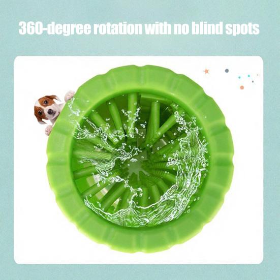 Dog Paw Cleaner Cup Portable Dog Paw Cleaning Tool Silicone Paw Cleaner with Soft Bristles for Medium Large Dogs Travel Park Visit