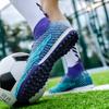 35-48 High-Top-Fußballschuhe, Gummi, kurzer Nagel, Jugend-Turnschuhe, Fußball-Trainingsschuh, Kunstrasen, Kinder-Fußballschuhe