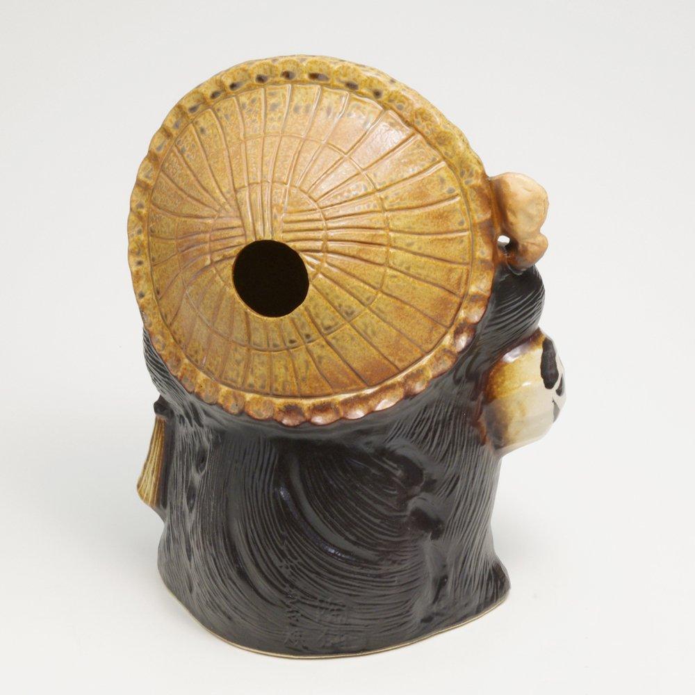 Marui Pottery Shigaraki Ware Lucky Tanuki Size 26cm x 34cm Auspicious Good Fortune Made in Figurine, 11, Approx. (W) (H), Item, Gift, Ceramic, Japan,