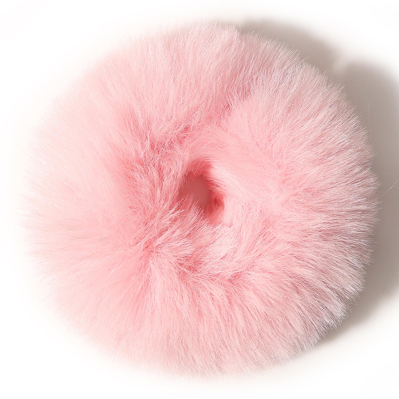 

Европейская и американская резинка для волос из искусственного меха конфетных цветов: Женская и детская разноцветная эластичная резинка для волос