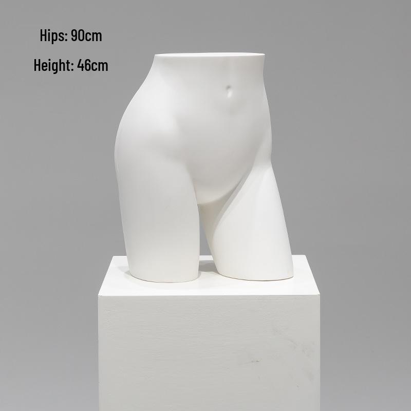 Unisex Half-Body Plastic Mannequin for Underwear Display