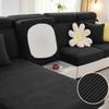 Jacquard Sofa Seat Cover Plain Stretch Couch Cushion Case Folar Fleece Solid Sofa Covers Living Room Sofa Furniture Protector