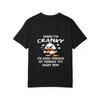 White T-Shirt with Duck and Text Sorry Im Cranky Im Going Through My Terrible 70s Right Now for Casual Wear