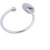 20pcs Stainless Steel Flat 8mm Pad Ring Base Blank DIY Finger Ring Bezels for Jewelry Making Accessories