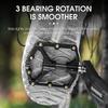 WEST BIKING 3 High-Speed Bearing Pedals Carbon Fiber Spindle Tube Aluminum Alloy Platform Pedals MTB Anti-Skid Lightweight Parts