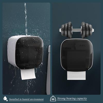MENGNI Portarotolo, Scatola Porta Fazzoletti, Organizzatore Rotoli WC, Set Accessori Bagno