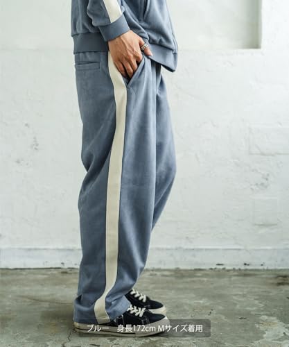 [IMPROVES] [SIDEWAYSTANCE] Suede Punch Track Pants