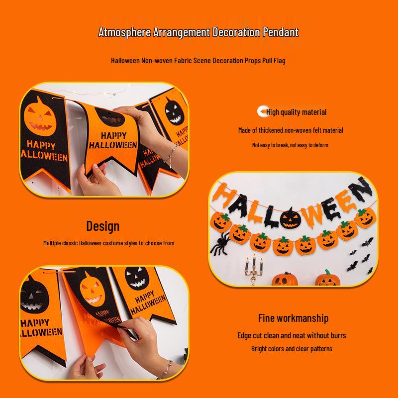 Halloween Themed Hanging Decorations for Shops, Bars, and Indoor Parties