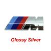 VKSO5 1Pcs ABS M Logo Car Fender Side Emblem Sticker For BMW M1 M4 M5 M6 M2 M3 M7 F48 E83 F39 F10 G01 F30 Rear Trunk Badge Accessories