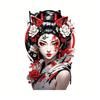 Per Bella Ragazza Fiore di Ciliegio Onda del Mare Adesivo per Auto Vinile Impermeabile Decalcomanie Decorazione Carrozzeria Finestrino Paraurti Adesivi per Casco Moto SH1223