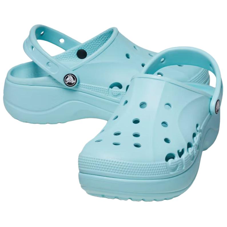 Crocs Baya Platform Clog EVA Lightweight Comfortable Commuting Outdoor Simple Trendy Personality Clogs Women clogs Blue 208186-4SS