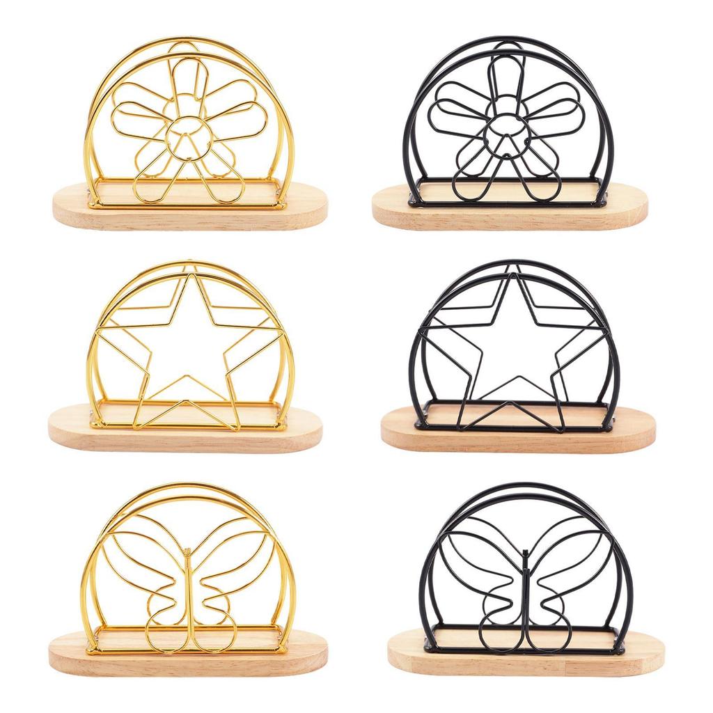 Napkin Holder with Metal Wire Napkin Storage Box for Countertop Home Kitchen