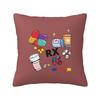 Pharmacy Pattern Pills RX Square Pillowcase Cushion Cover Pillow Case Throw Pillow Cover for Home Bedroom Car