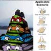 1pz Tartarughe TMNT Coperta Plaid in Flanella Stampa HD Leggera Morbida Calda Coperta per Tutte le Stagioni per Divano, Letto, Viaggio, Campeggio Lavabile in Lavatrice