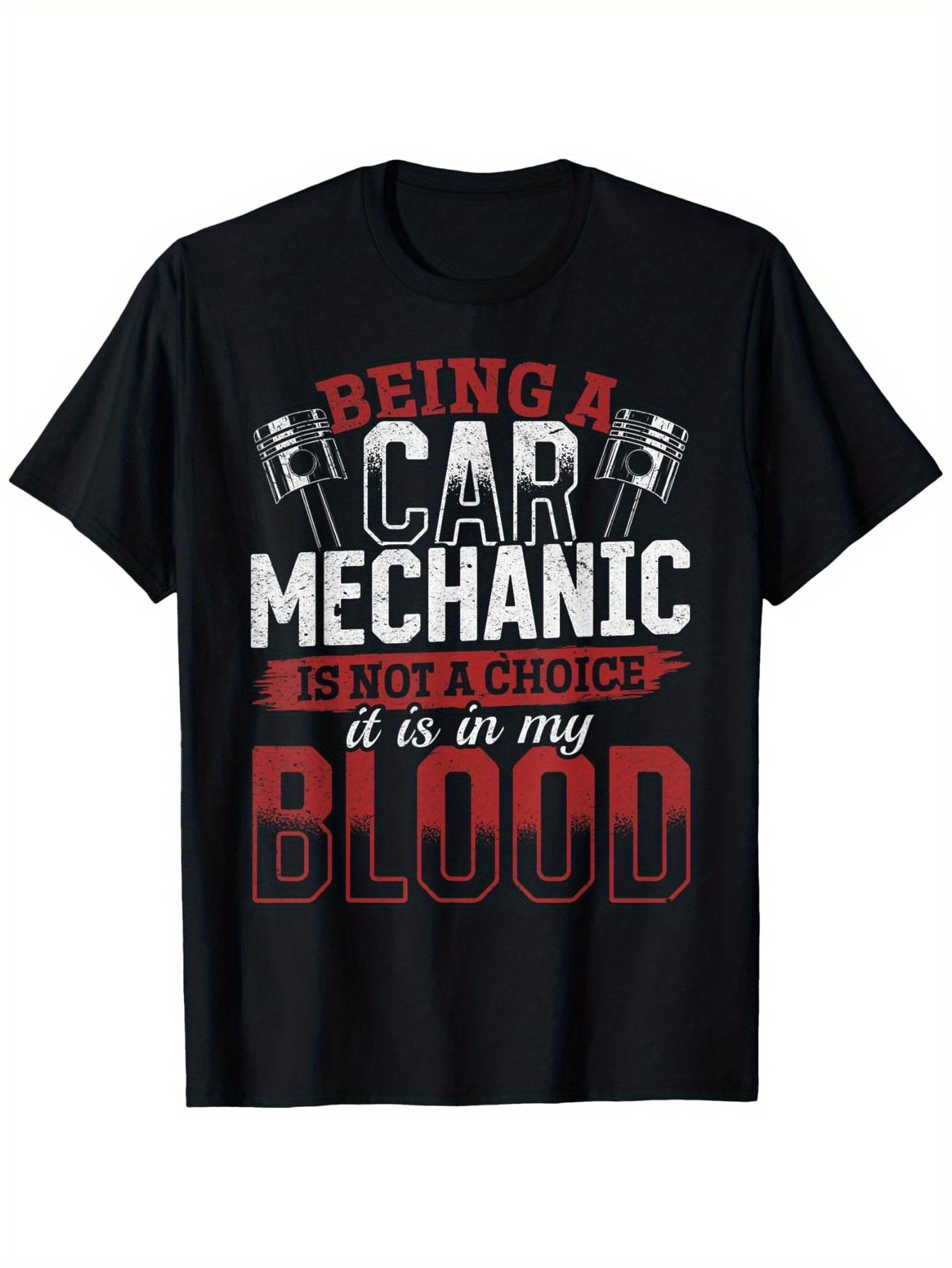 Auto Mechanic Automobile Mechanic Funny Car Mechanic TShirt casual round neck short sleeve mens tshirt 100cotton SXXXL S