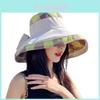 Cappello da sole Patchwork in Cotone con Ampia Visiera per Spiaggia Estiva e Attività all'Aperto