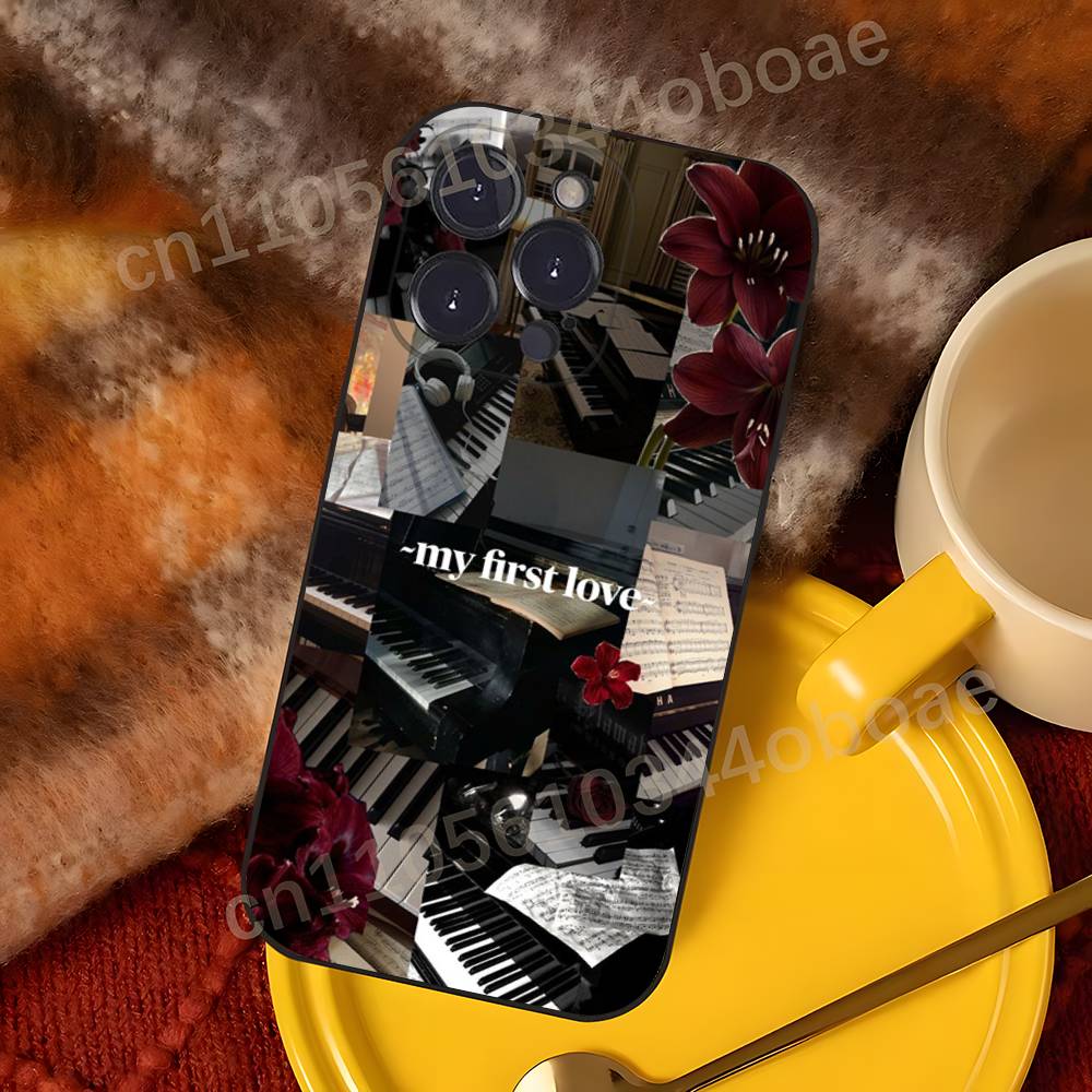 

Piano Classical Music Phone Case For iPhone 17,16,15,14,13,12,11,Pro,MAX,Plus TPU Soft To Skin-friendly Cover iPhone16plus