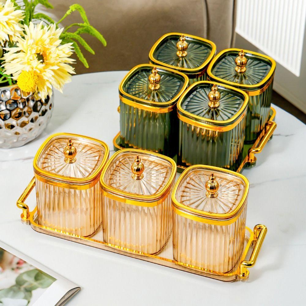 Creative Storage Box Exquisite Storage Can Multipurpose Seasoning Jar Set  Powder Bottle