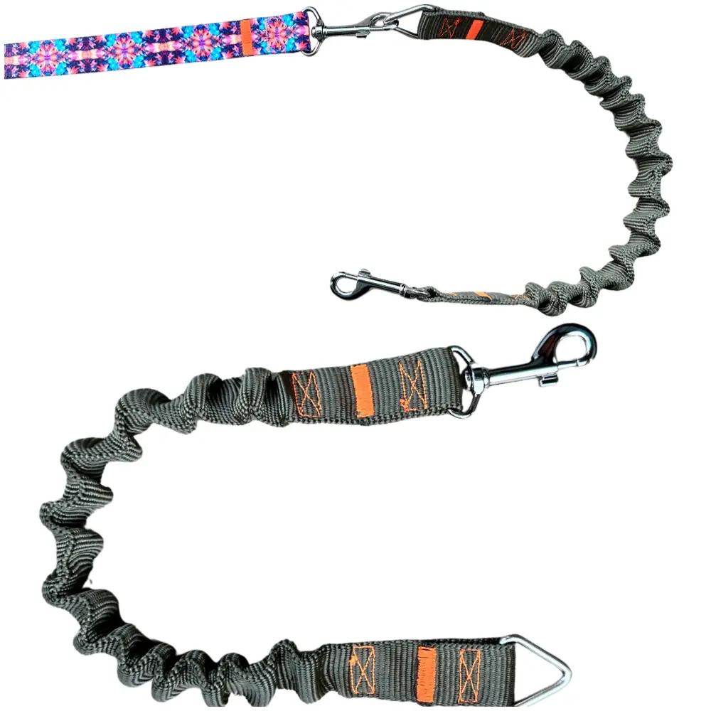Shock Absorber for Dog Leash KHAKI traditional sports leash