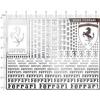Car Racing Sports Metal Sticker for Ferrari Roma 488 Portofino F8 Roma Spider SF90 Competizione Modified Decoration Accessories JW7