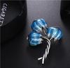 Classic Special Flowers Enamel Brooches Metal Plants Weddings Banquet Party Brooch Pin Fashion Gifts