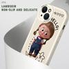 Slim Cartoon Cute Girl Leather Back Casing PU Leather Cover Phone Case for OPPO Reno Realme OnePlus
